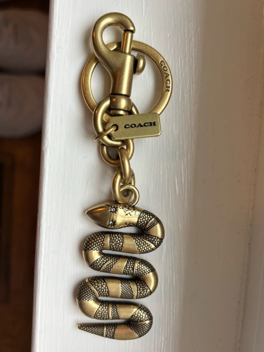 Coach Lunar New Year Snake Bag Charm - Picture 2 of 4